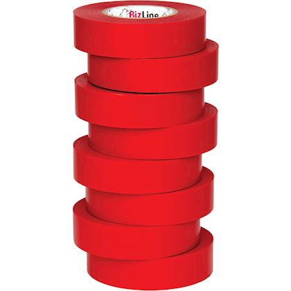 Bizline isolatietape 19 x 0.15 mm rood 20 m