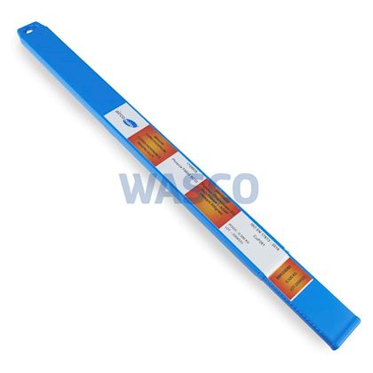 AircoBrazing staaf zilversoldeer 5% vierkant 2 x 2 x 500mm 500 gram in blauwe nylon verpakking