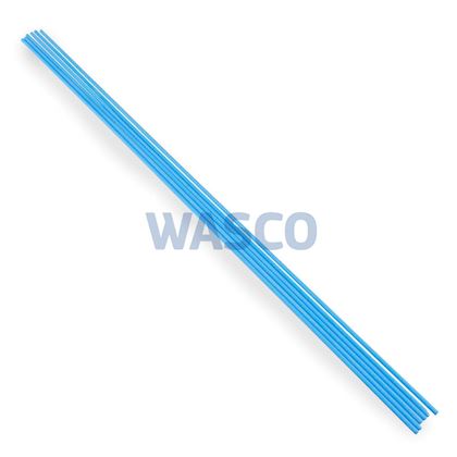 AircoBrazing staaf zilversoldeer 45% rond Ø2 x 500mm 200 gram + fluxmantel in blauwe nylon blisterverpakking